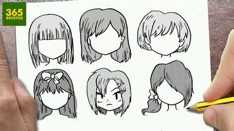 Como Dibujar Cabello Anime Como Dibujar Cabello Manga How To Draw Hair
