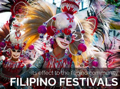 Filipino Festivals To Communities By Lenny De Vera