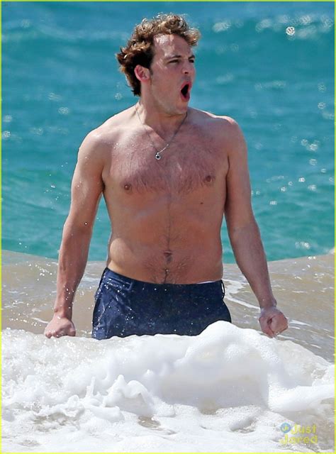 Full Sized Photo Of Sam Claflin Shirtless At The Beach 23 Shirtless