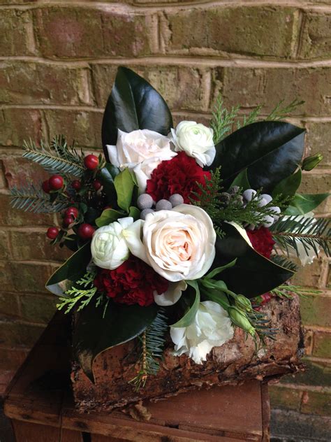 Working within a color palette and 'feeling' in lieu of specific flowers will allow your florist to create the atmosphere you envisioned. December bridesmaid bouquet | Wedding flowers, Winter ...