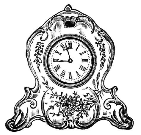 Old Clock Drawing At Getdrawings Free Download