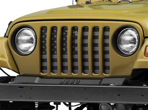 Jeep Wrangler Grille Insert American Tactical 97 06 Jeep Wrangler Tj