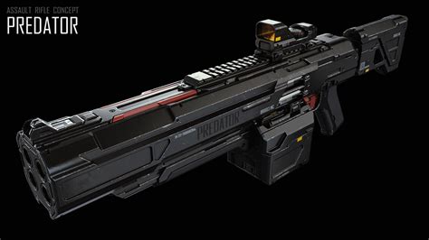 Sergey Tyapkin Portfolio Assault Rifle Concept