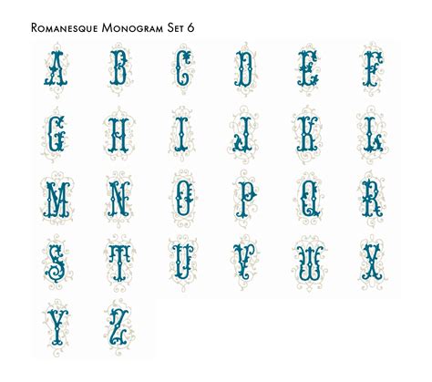 Monogram Embroidery 1 2 3 Letter Jan De Luz Linens