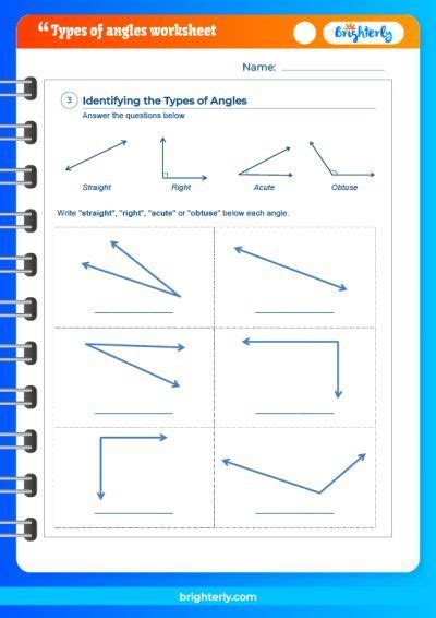 Free Printable Types Of Angles Worksheets Pdfs Brighterly