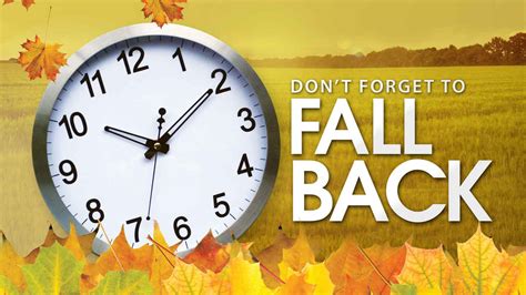 Daylight Saving Time Ends Daylight Savings Time Turn Clocks Back
