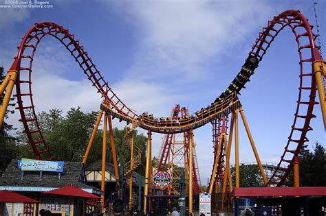 It's a short roller coaster, but it's enough to make your stomache go up, thats for sure. The Bat, Canada's Wonderland, Toronto, Ontario ...