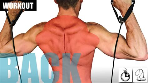 Quick Resistance Band Back Workout Youtube