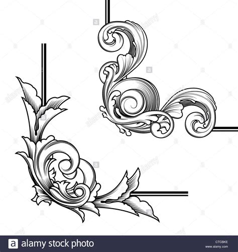 Floral Corners Hi Res Stock Photography And Images Alamy