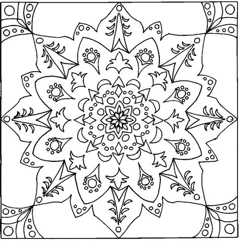 12 Typical Coloring Pages For Adults Mandala
