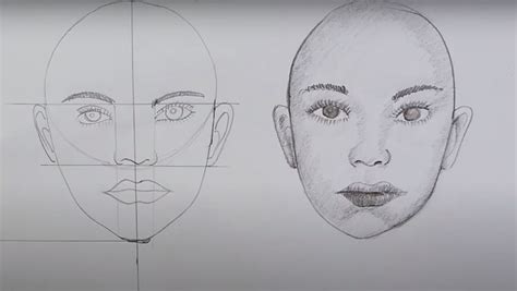 This The Simplest And Easiest Way To Draw A Girl Face In This Video You Can Easily Learn How To
