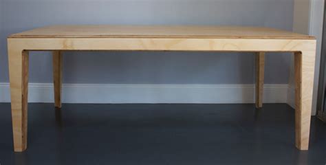 Plywood Table Nathaniel Grey