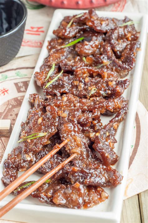 In a saucepan, heat oil on high heat setting. Crispy and Sticky Mongolian Beef - GastroSenses
