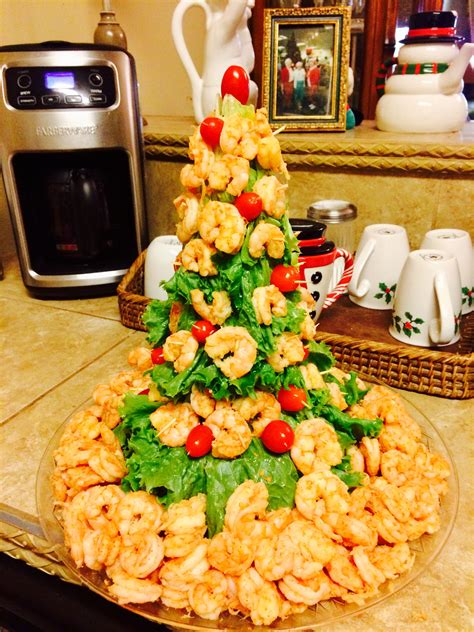 Get the recipe from delish. Shrimp Cocktail Christmas Tree (With images) | Bite size snacks, Appetizers, Food