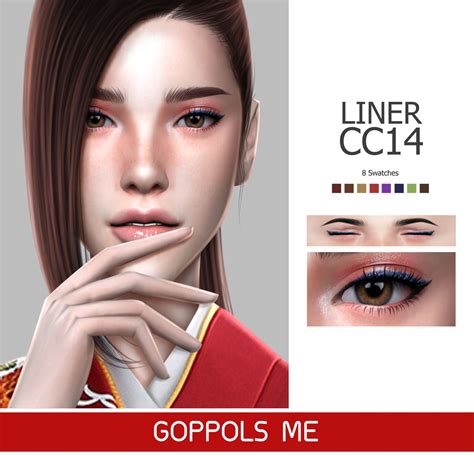 Gpme Liner Cc14• 8 Swatches• Download• Hq Mod Compatible• Add Swatches