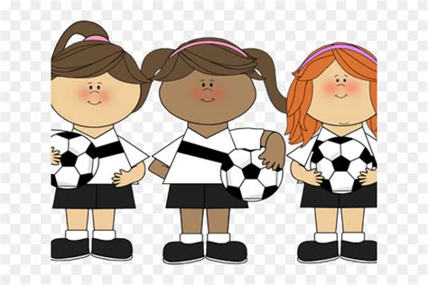 Clip Art Girls Playing Soccer Hd Png Download 640x480 4632099