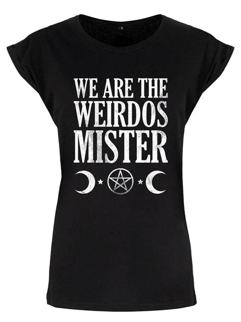 We Are The Weirdos Mister Ladies Black Premium T Shirt Grindstore