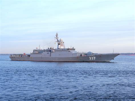 First Gremyashchiy Class Corvette Of The Russian Navy Starts Sea Trials
