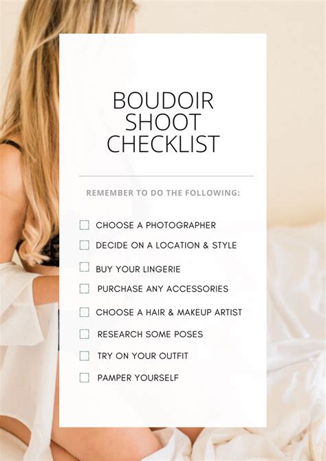 “preparing For Your Boudoir Photo Session A Checklist” Lililths