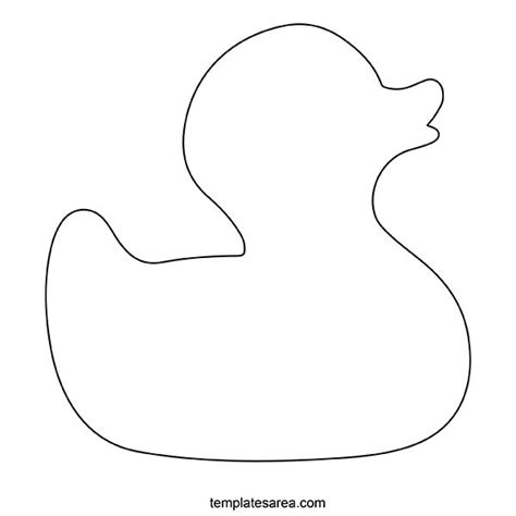 Printable Cute Baby Duck Template For Crafts And Activities