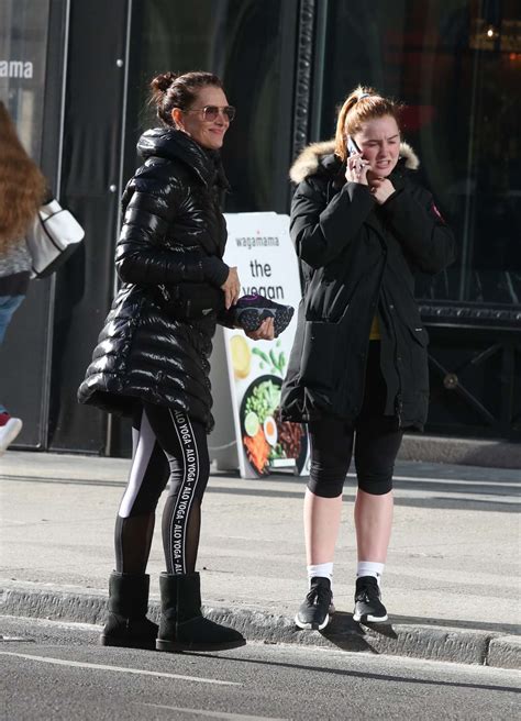 Brooke Shields And Daughter Rowan Henchy Leaving A Gym In Nyc Gotceleb