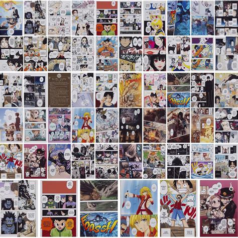 Buy 50pcs Manga Panels For Wall Manga Wall Decor Anime S For Room