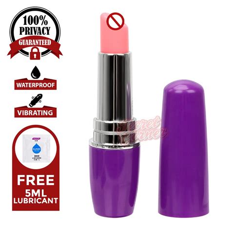 secret corner portable vibrating lipstick v1 sex toys for girls sex toys for women purple