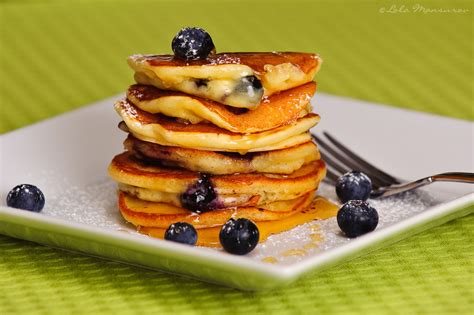 Blueberry Pancake Recipe Tasty Arbuz