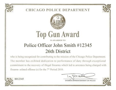 RIBBON AWARDS - ChicagoCop.com