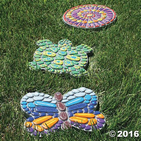 Paint Your Own Stepping Stones Set Of 3 Stepping Stones Diy Kids