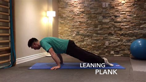 Leaning Plank Youtube