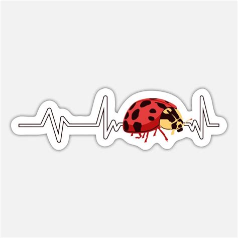 Ladybug Stickers Unique Designs Spreadshirt
