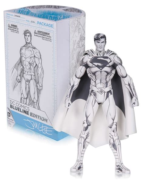The Blot Says Dc Comics Blueline Edition Jim Lee Superman Action Figure