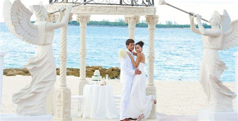 imagine your wedding on a beautiful white sand beach under a classic gazebo at sandals royal