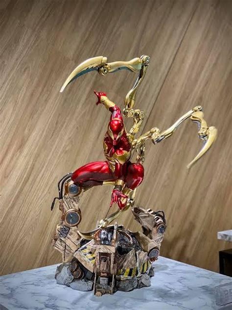 Xm Studios Iron Spider Statue Marvel Spider Man Not Sideshow Hobbies
