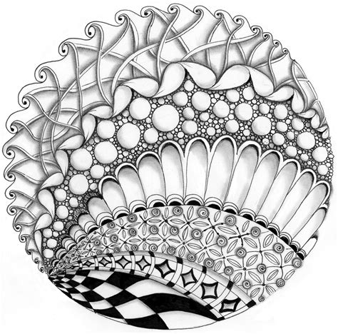 3 Challenges In 1 Zentangle Art Zentangle Patterns Zentangle Drawings