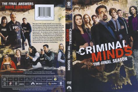 Criminal Minds The Final Season 2020 R1 Dvd Cover And Labels