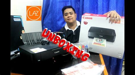 Please i need your expertise to solve it. UNBOXING CANON PIXMA MP237 PRINTER FROM LAZADA - YouTube