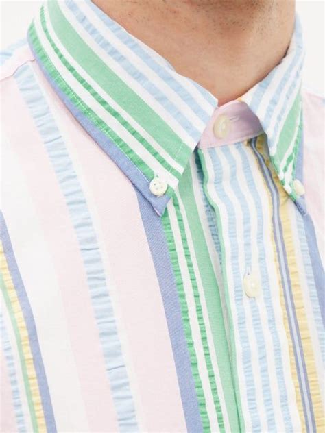 Ralph Lauren Menswear Polo Ralph Lauren Seersucker Shirt Pastel