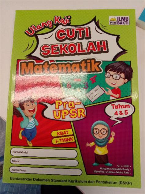 No products were found matching your selection. MyB Buku Latihan : Ulang Kaji Cuti Sekolah Pra-UPSR Tahun ...