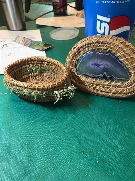 Maybe you would like to learn more about one of these? Pine Needle Basket that I made | Pine needle baskets, Pine ...