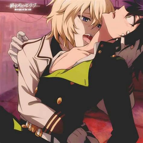 Mika Bite Yuu Vampiros Anime Dibujos Anime Parejas Parejas De Anime