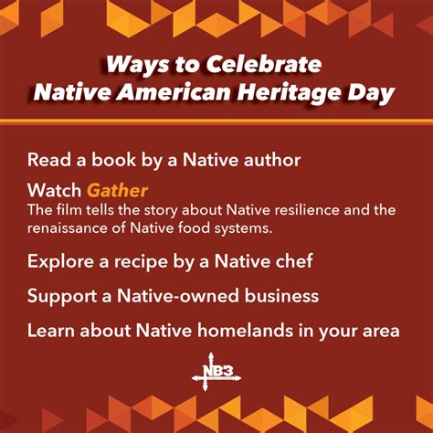 Ways To Celebrate Native American Heritage Day Nb3 Foundation