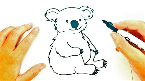 Cómo Dibujar Un Koala Paso A Paso Dibujo Fácil De Koala