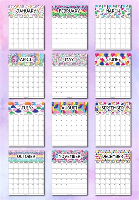 Printable calendars can come useful for numerous factors. Free Printable 2021 Calendar - Cute Dated Monthly Planner