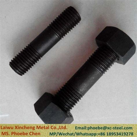 China Astm A193 B7 Stud Bolt With Grade 2h Heavy Hex Nuts Assembled
