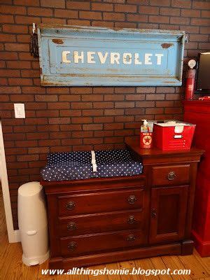 vintage truck boy nursery love  idea hmm