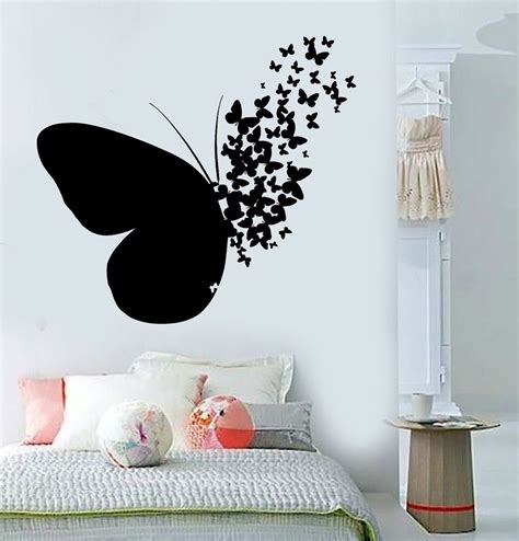 Learn how to make a stunning paper butterfly canvas wall heart in the shape of a heart! Vinyl Wall Decal Butterfly Home Room Decoration Mural ...