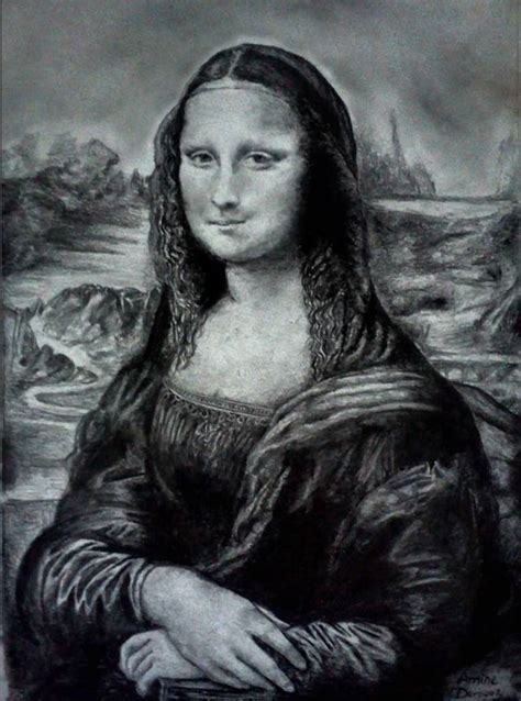 Mona Lisa Pencil Drawing By Lamine Derouaz Saatchi Art