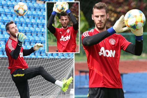 David De Gea In Extra Man Utd Training Sessions Working On Footwork As
